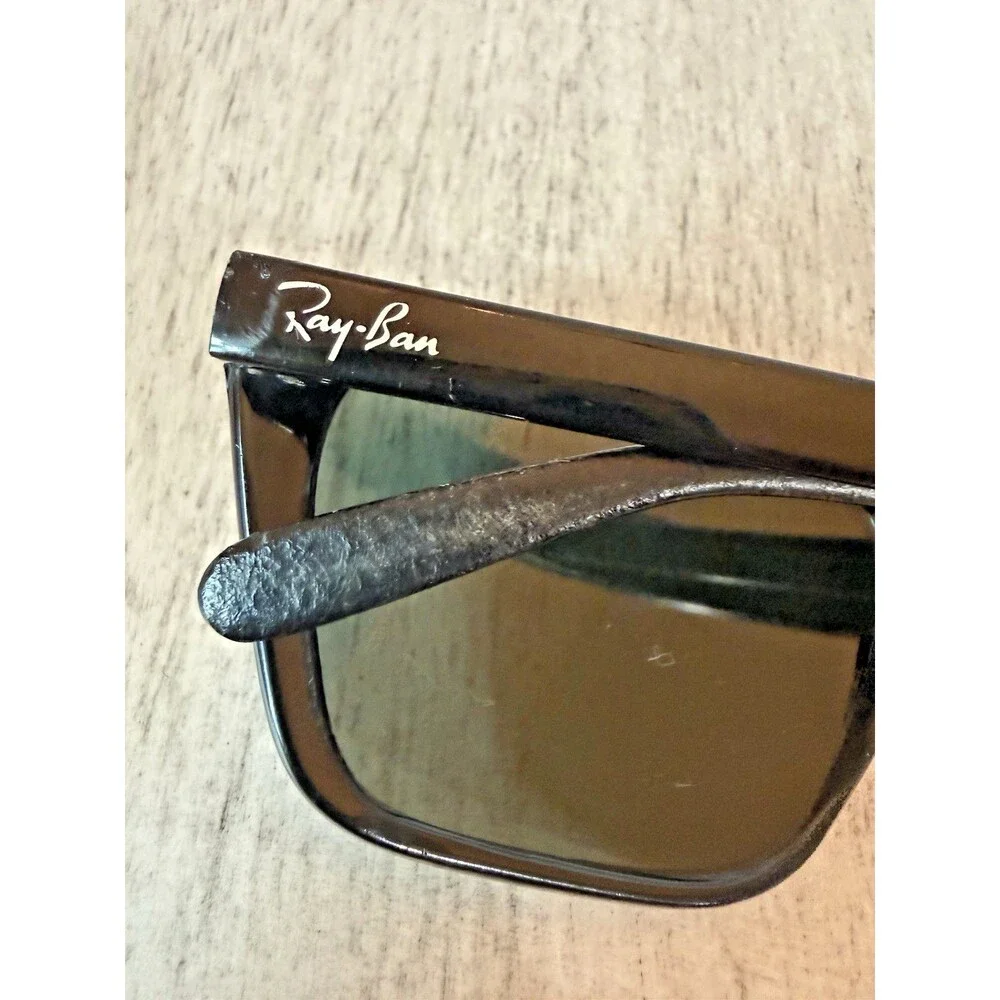 Vintage B&L Ray-Ban Predator 1 W1845 PS1 Sunglasses Glossy Black G-15 w/ Case